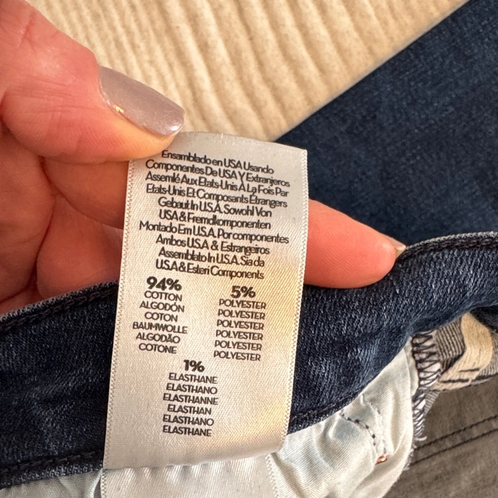 MOTHER Weekender Dark Blue Flare Jeans Size 33 - Picture 6 of 11